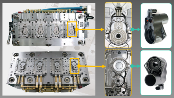  injection molds and the production of plastic parts for a wide range of automotive applications